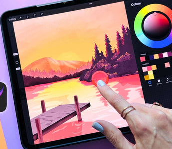 how to pick a colour in procreate