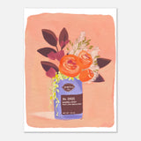 floral bouquet illustration gouache