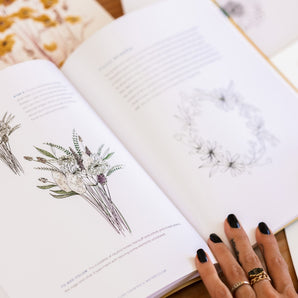 how to draw wildflower bouquet book