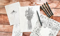 botanical line drawing peggy dean