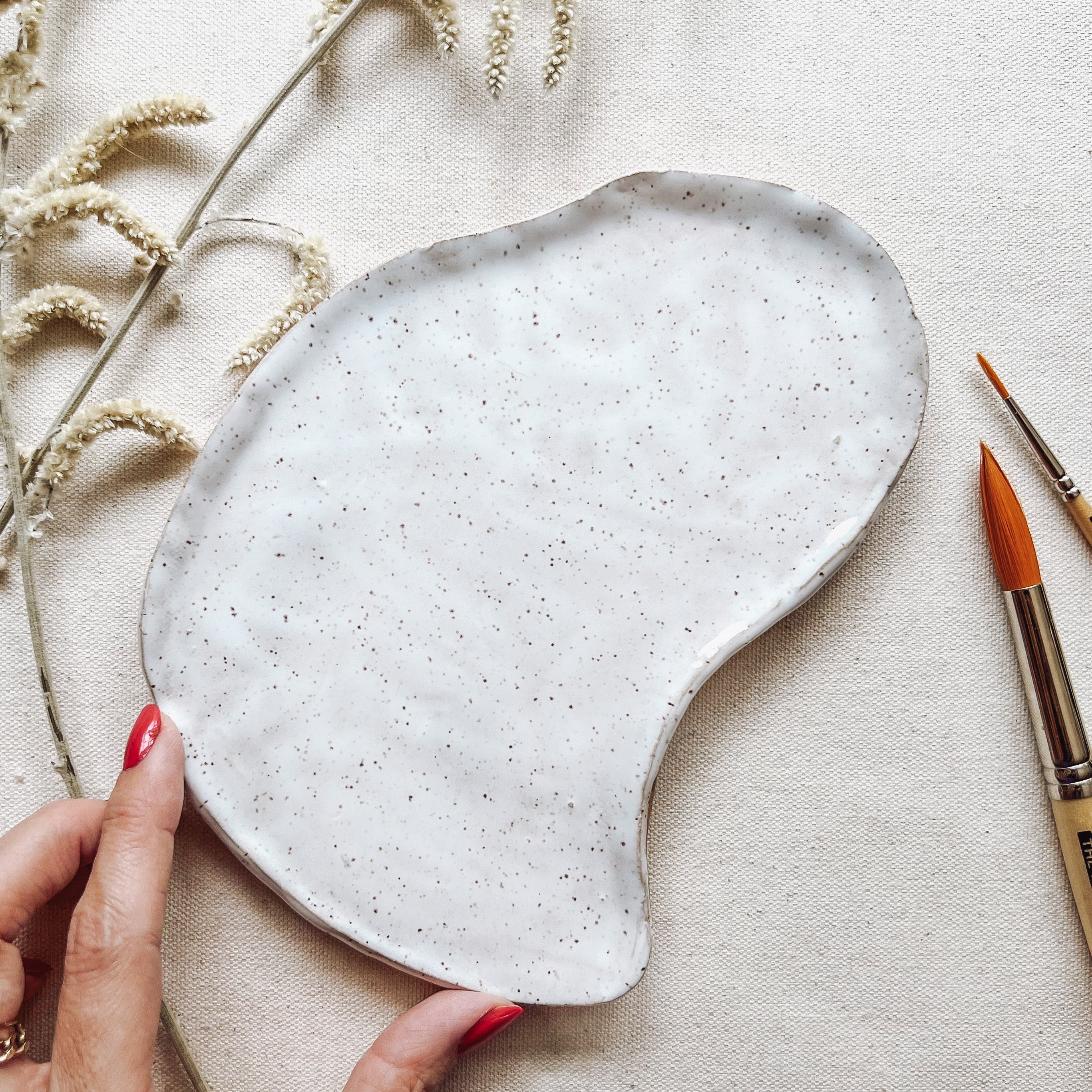ceramic paint mixing palette