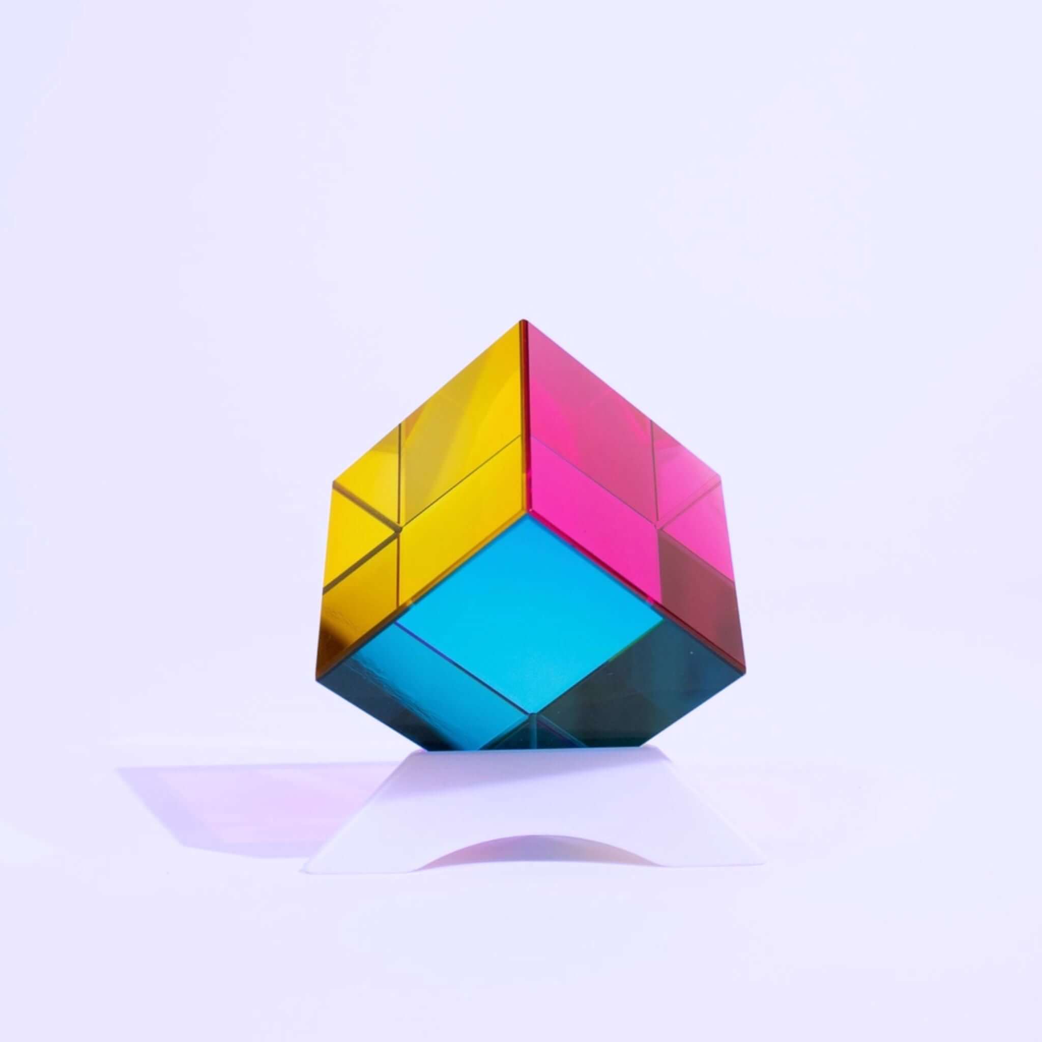 color mixing cube