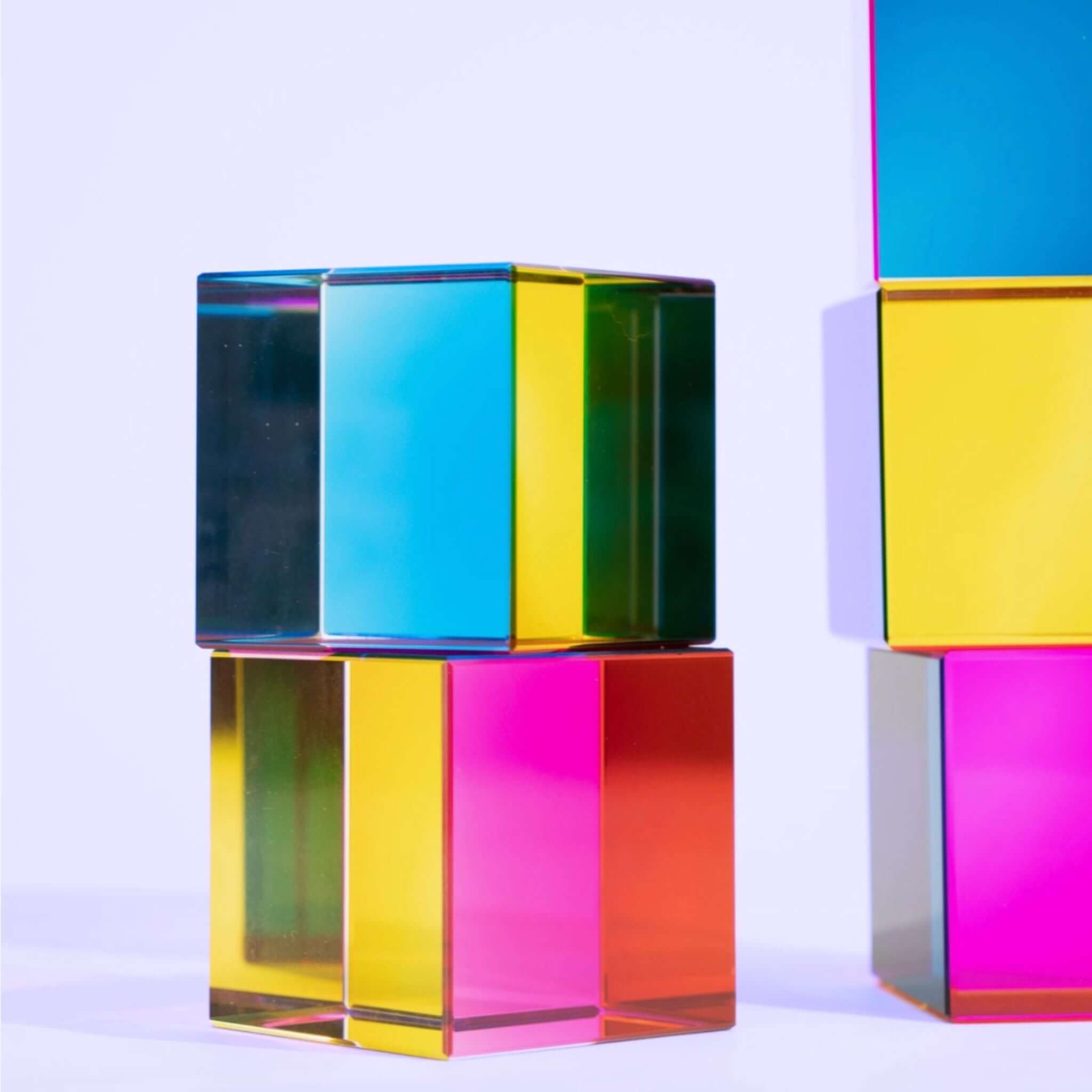 color mixing cube