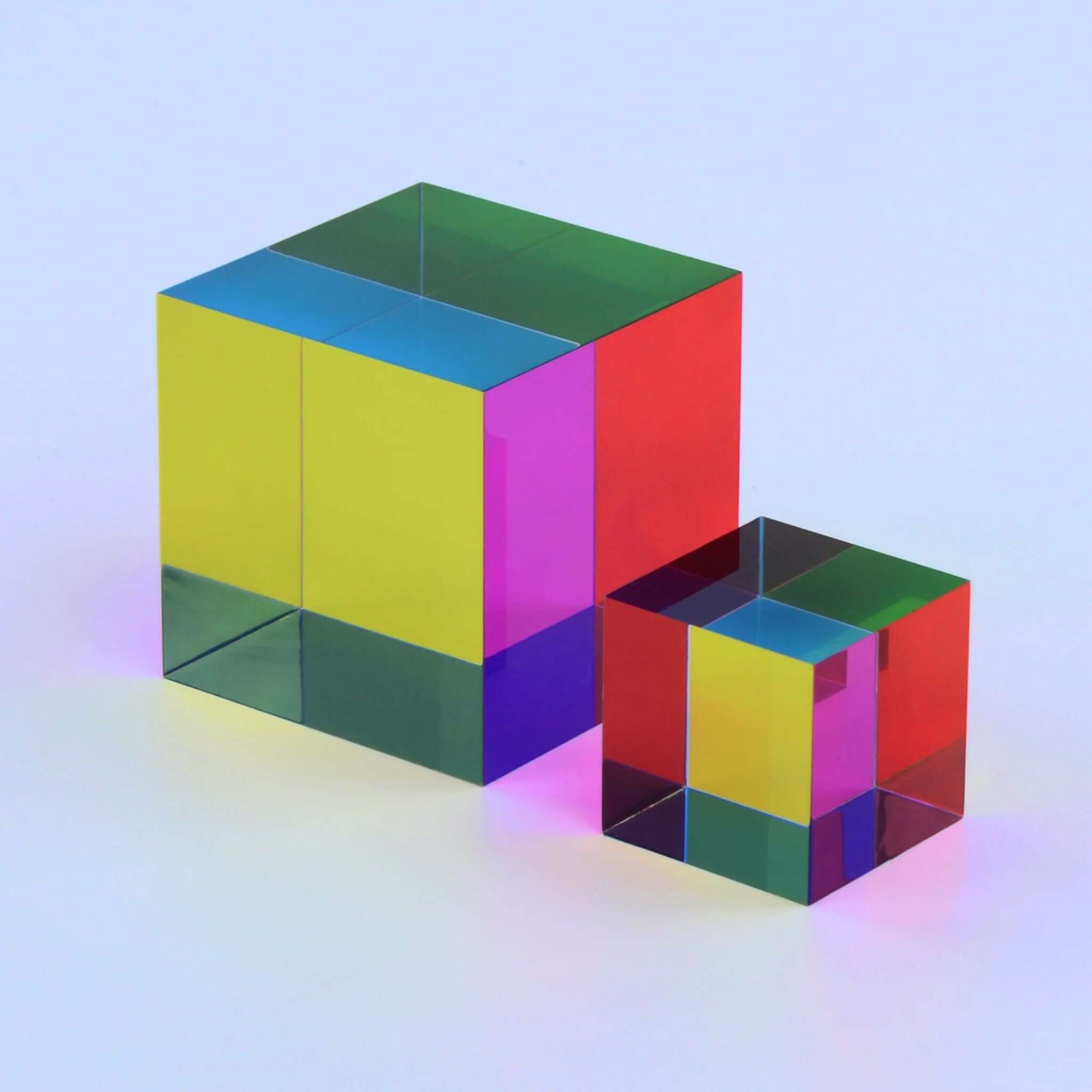 color mixing cube