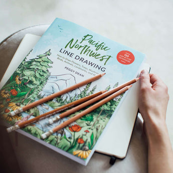 pacific northwest line drawing book