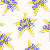 star sticker hand lettering