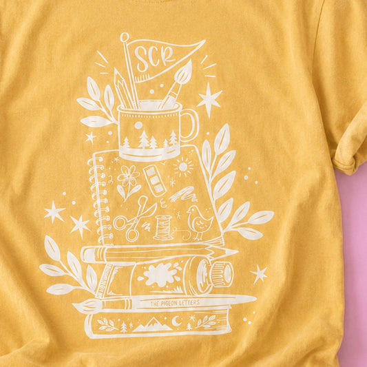 Overpacked for Art Camp Tee | Citrus
