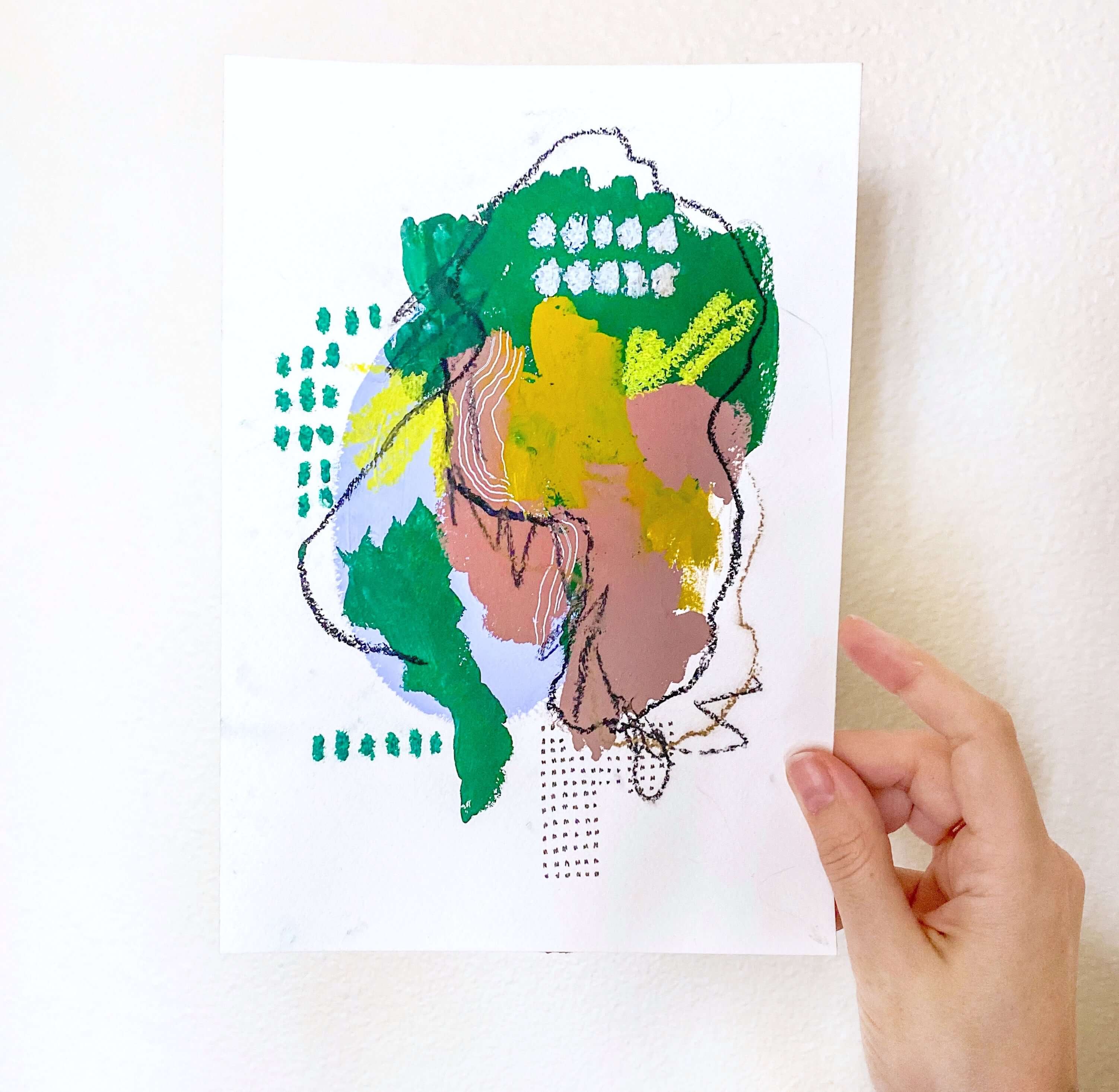 Original mixed media painting