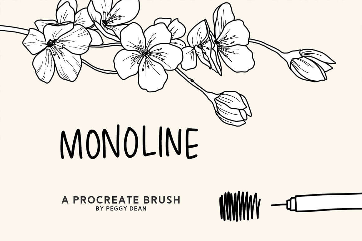 10 Drawing and Writing Ink Procreate Brushes - Variety of Ink Styles for iPad Artwork - The Pigeon Letters