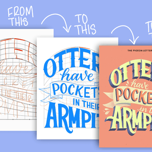 How to letter on Procreate