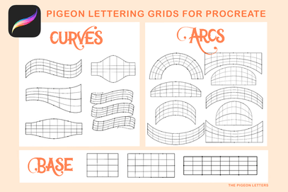 Lettering grids for Procreate