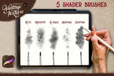 Procreate brush swatches