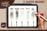 Procreate brush swatches