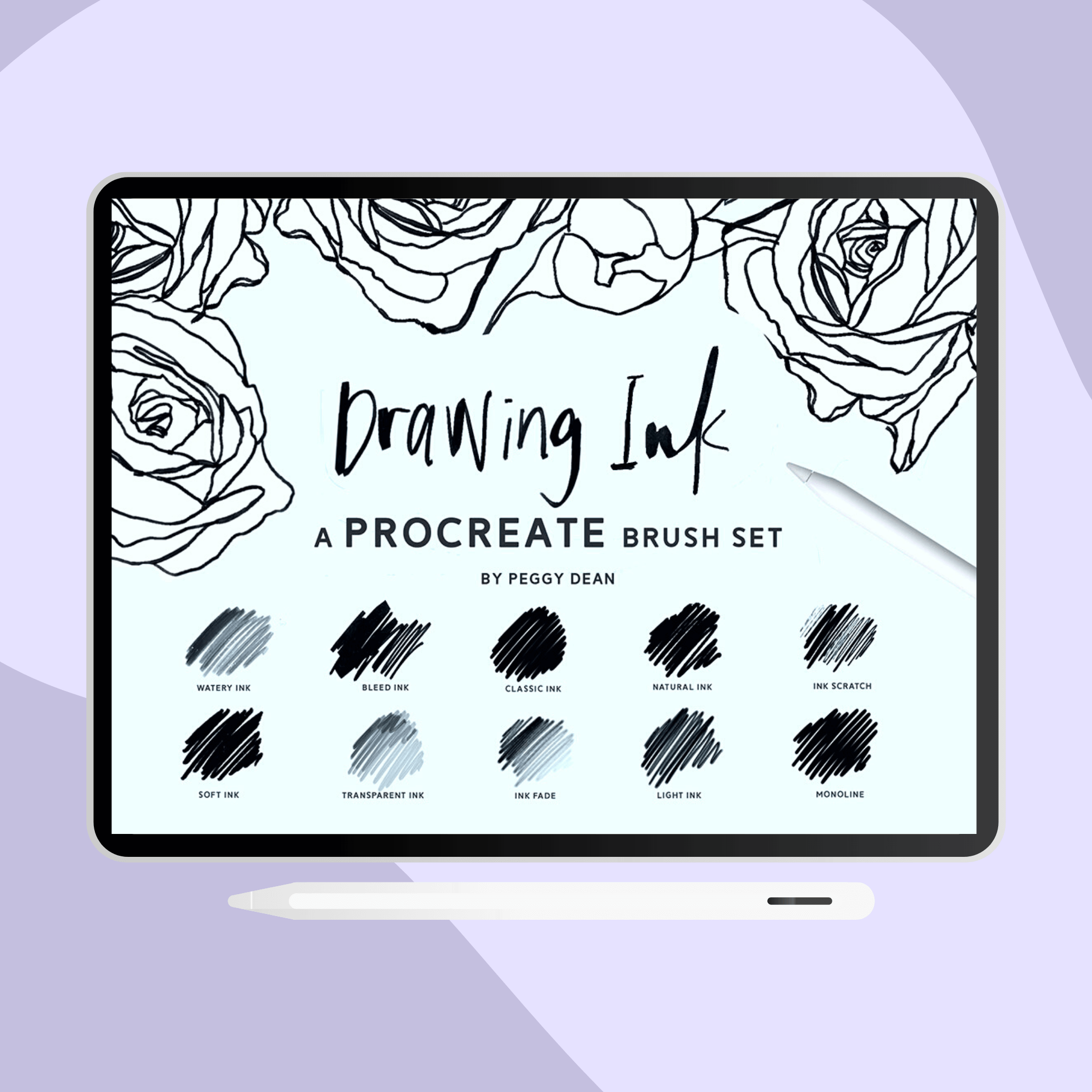 10 Drawing and Writing Ink Brushes for Procreate