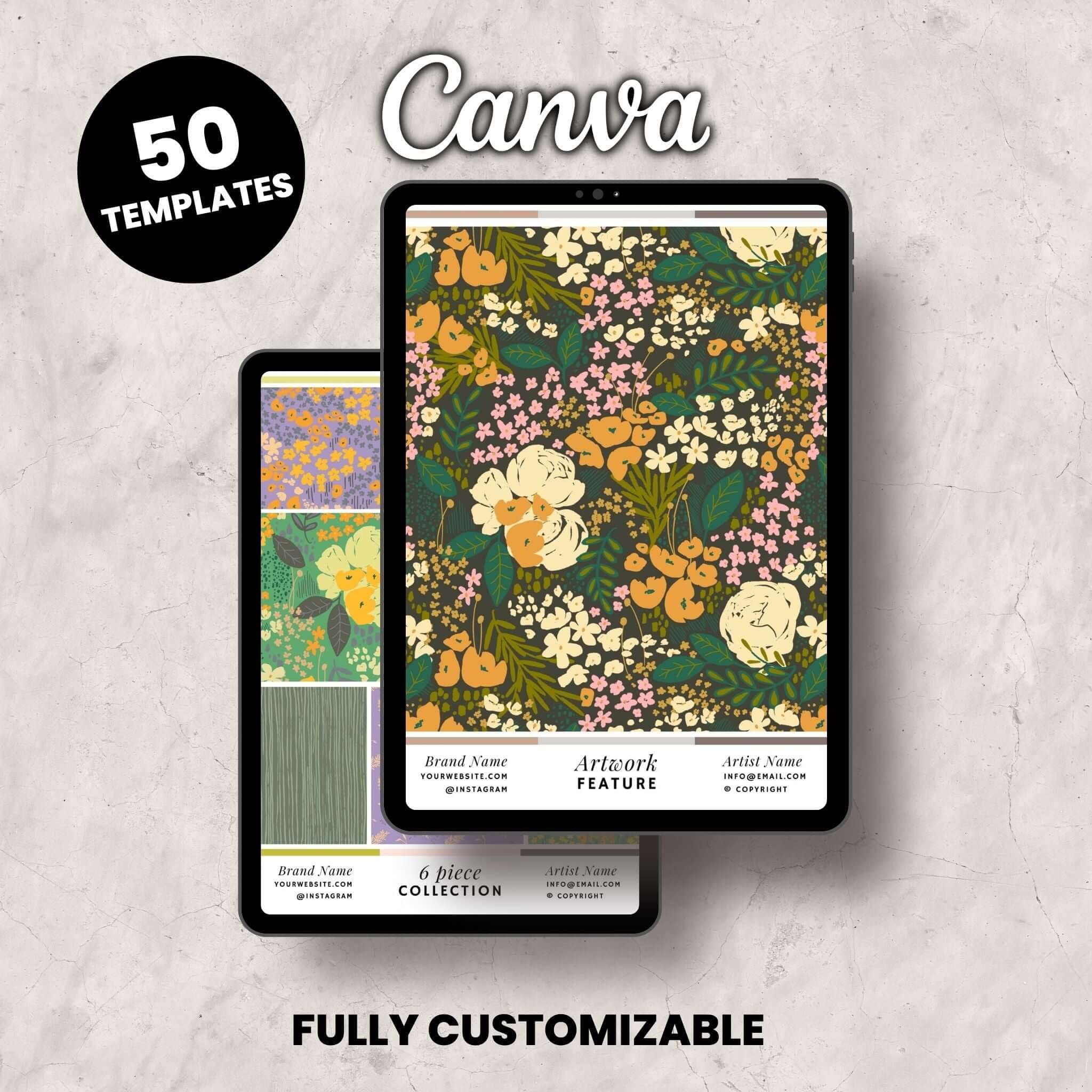 50 Portfolio Templates for Art Licensing - The Pigeon Letters