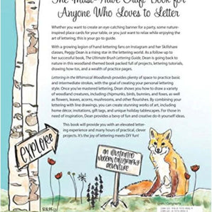 Lettering in the Whimsical Woodlands - The Pigeon Letters