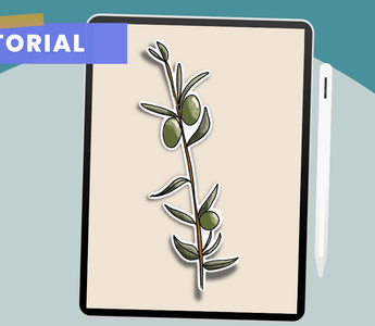 How to Create a Faux Sticker Effect using Procreate