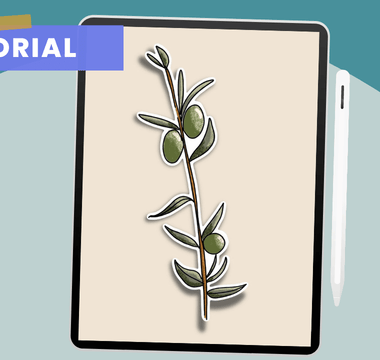 How to Create a Faux Sticker Effect using Procreate