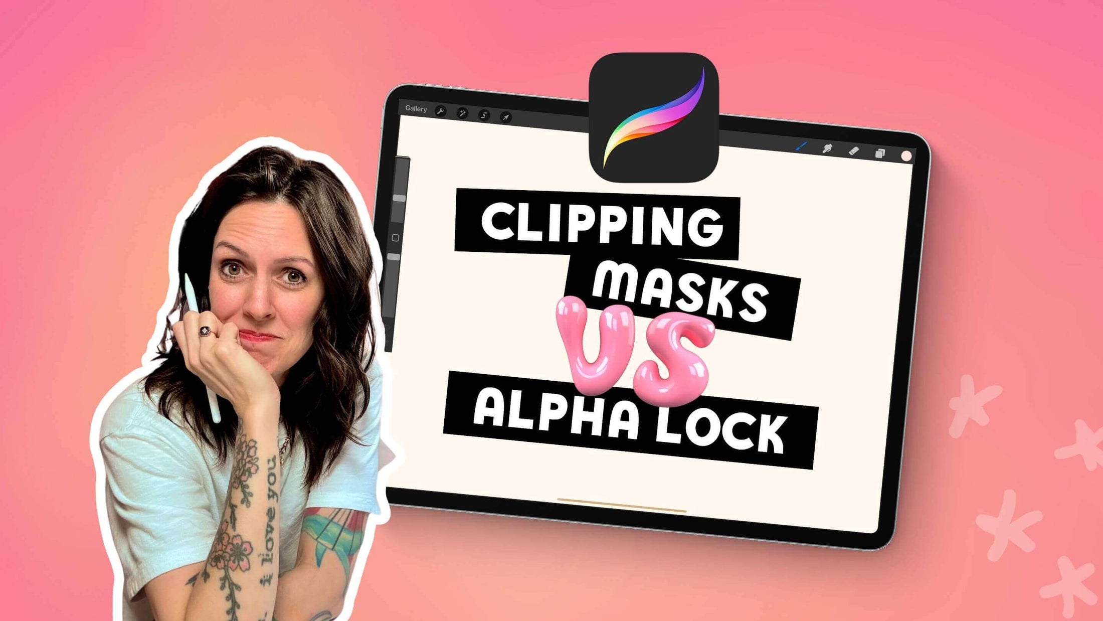 clipping mask vs alpha lock in procreate