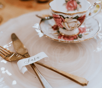 How to Make Scroll Place Cards