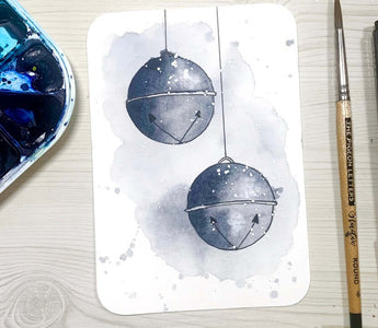Paint a Watercolor Holiday Card