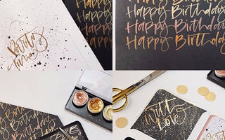 How to Make Brush Lettered Envelope Inserts