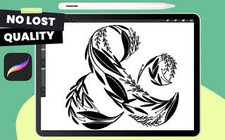 My Fav Procreate Hack for Resizing Line Art Without Losing ANY Quality