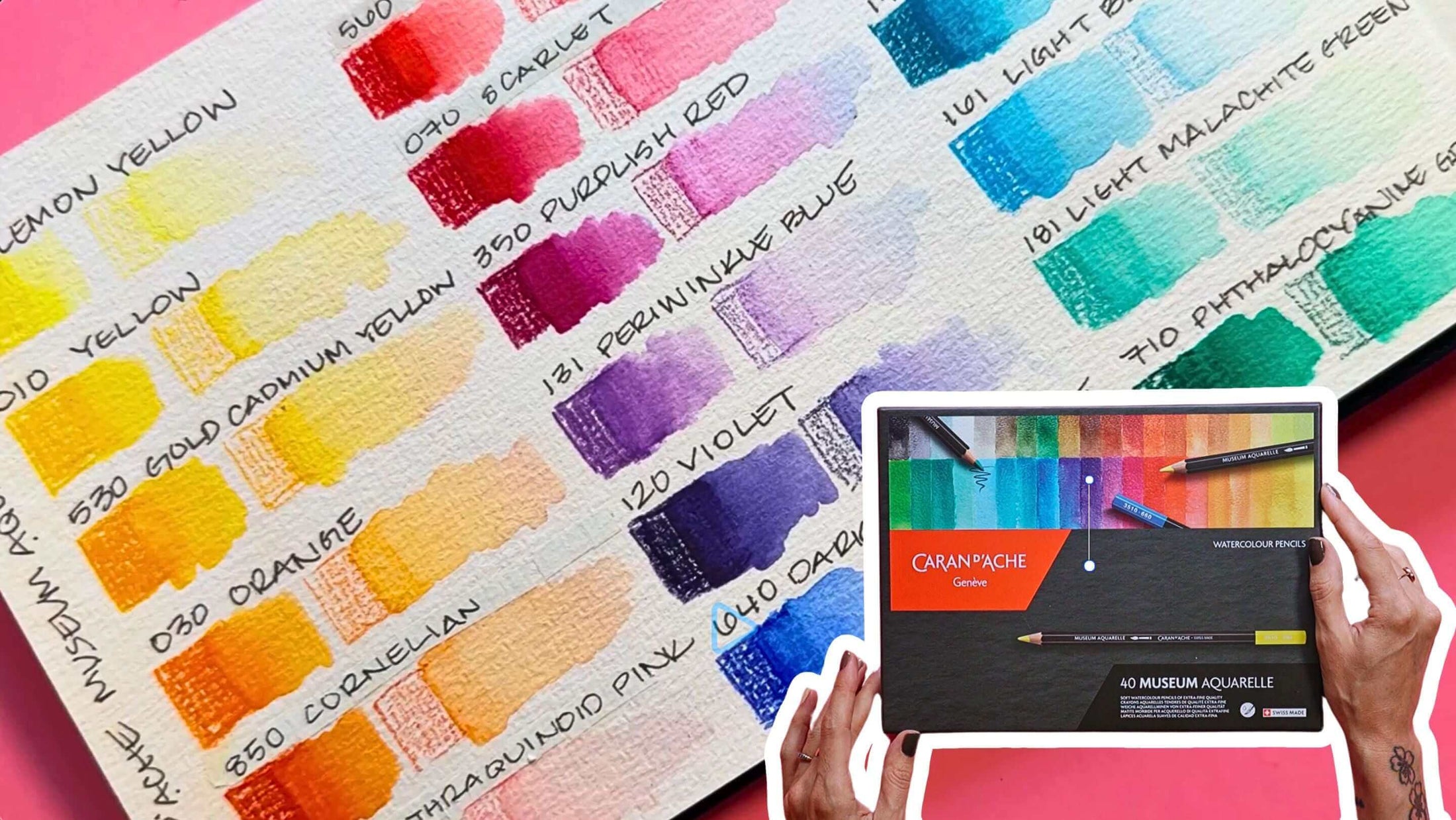 caran d'ache museum aquarelle pencil review