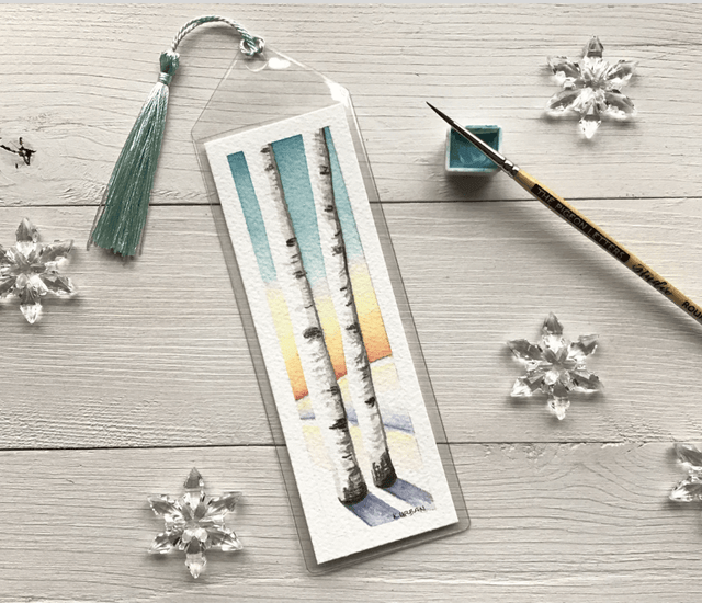Bookmark Insp DIY Bookmark Watercolor Tutorial