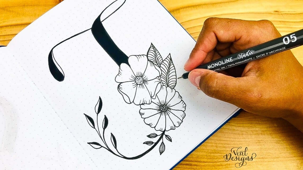 How to Create Floral Lettering