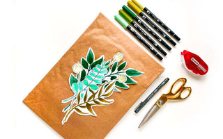 DIY Botanical Leaves Paper Craft