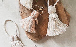 How to make a boho macrame tassel