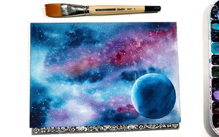 How to Watercolor a Galaxy with Depth and Dimension