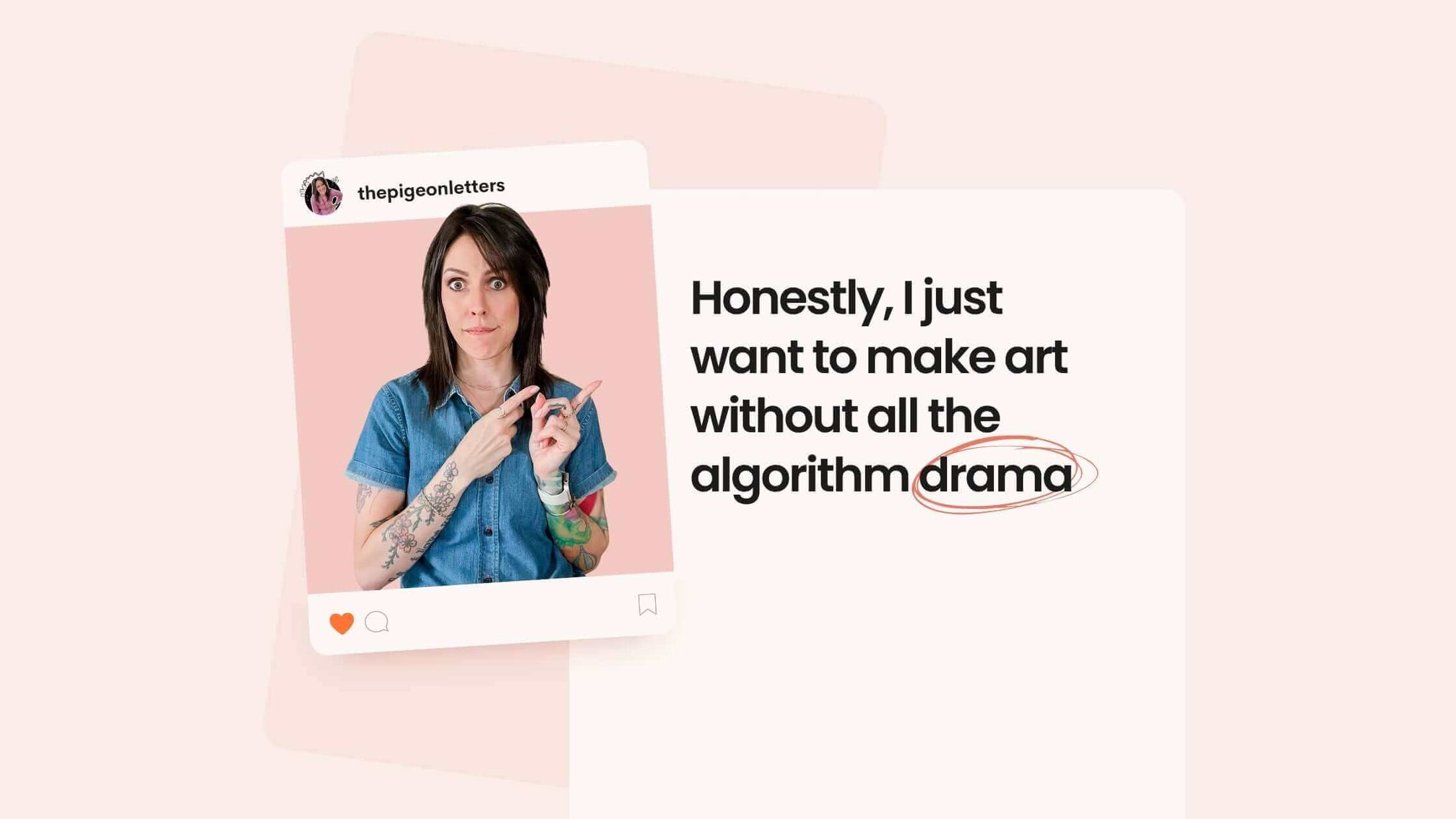 making art for instagram