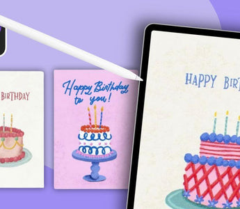 Create a Vintage Inspired Birthday Card in Procreate