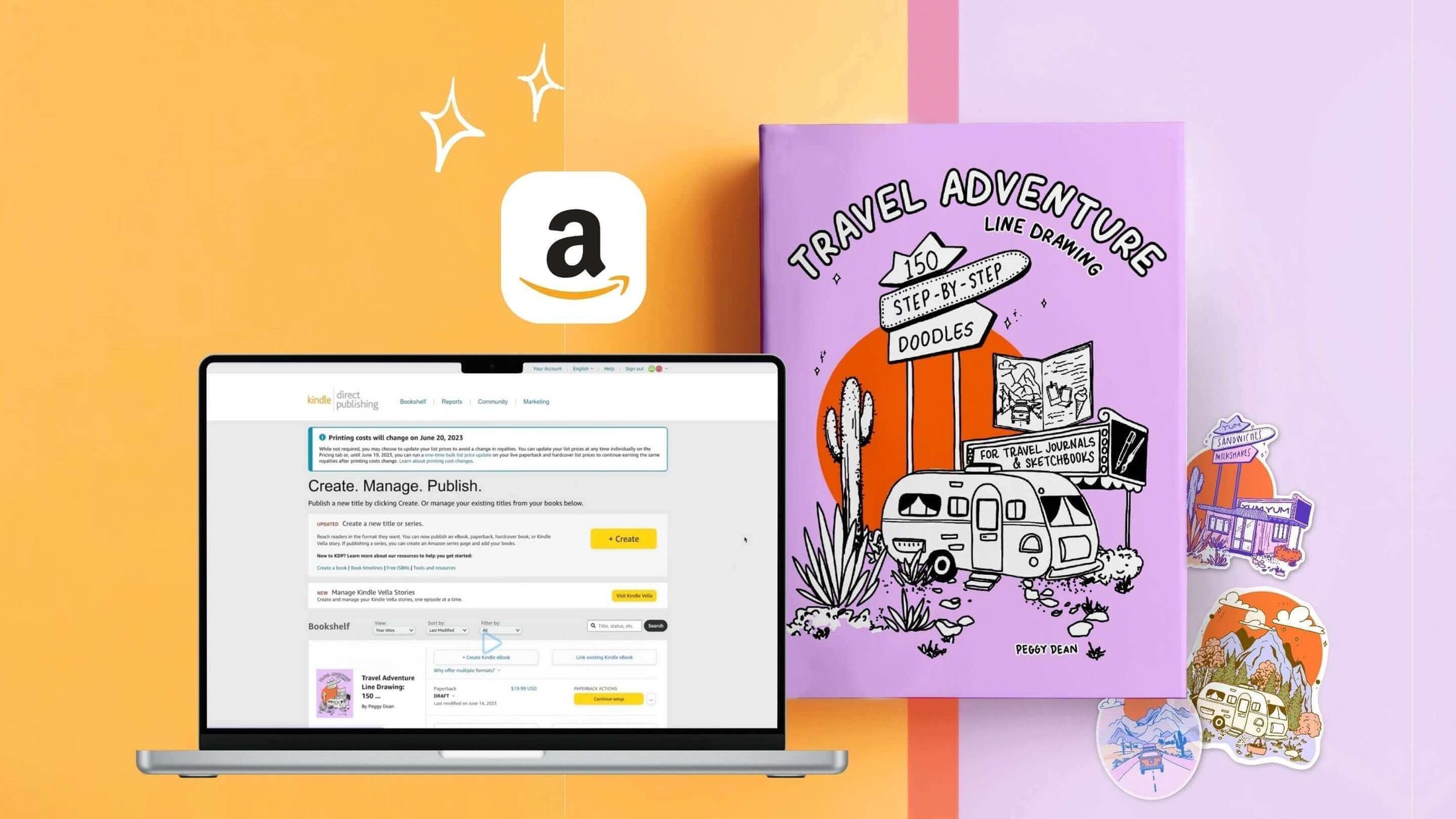 how to set up a book cover on Amazon KDP