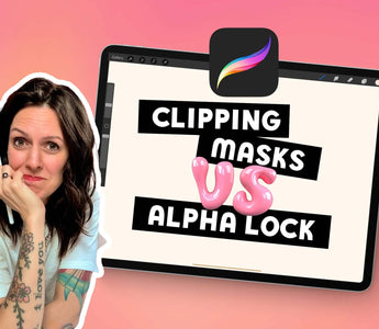 clipping mask vs alpha lock in procreate
