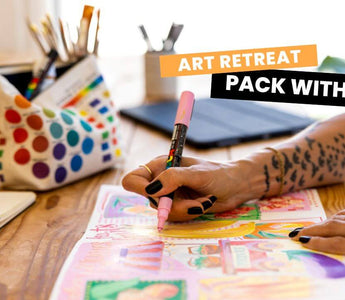 What's in my art bag for travel