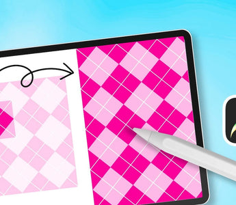 easy seamless repeat pattern in procreate tutorial