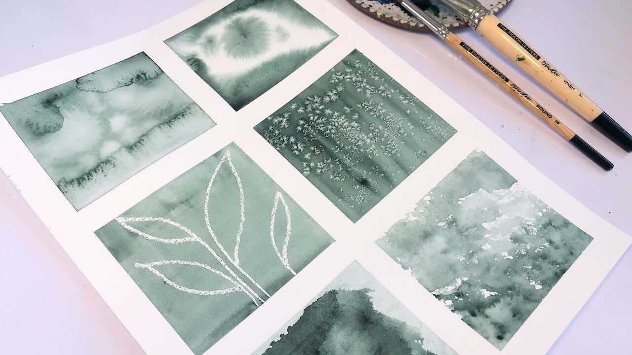 How to incorporate texture into your watercolors