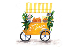 How to paint a street food cart using gouache