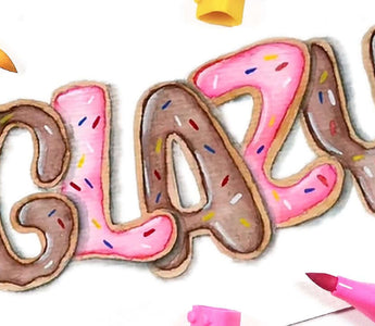 How to Create Donut Inspired Letters