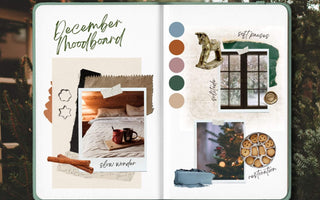 december moodboard art inspo