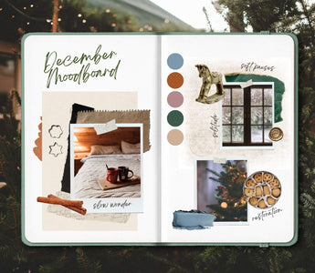 december moodboard art inspo