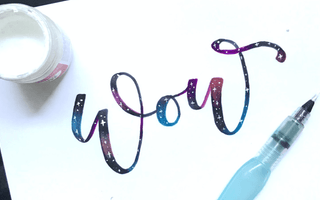 Create a Galaxy Lettering Effect