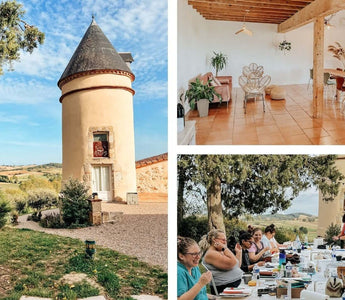 watercolor retreat in france