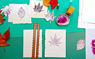 easy autumn leaf DIY art project