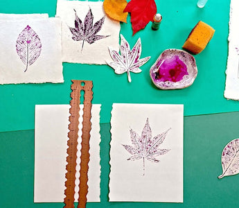 easy autumn leaf DIY art project