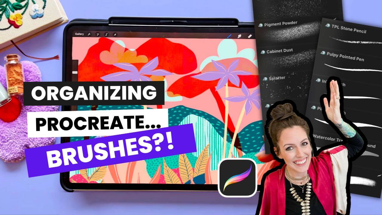 How to Organize Procreate Brushes β The Pigeon Letters
