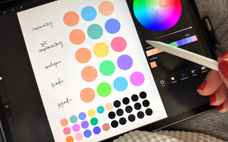 How to create a custom color palette in Procreate